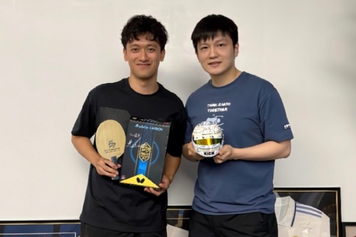 美凌格联动！周冠宇、樊振东合影互动：新赛季一起Hala Madrid！