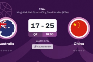 17比25！澳大利亚男篮本届亚洲杯首次首节结束时落后
