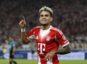 1进球1关键传球！路易斯-迪亚斯当选拜仁战胜奥格斯堡全场最佳