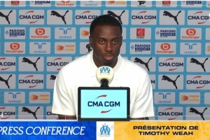 小维阿：100年我都没想过能在伯纳乌比赛 很高兴打进马赛个人首球