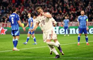 58场42球11助！超越小贝，凯恩成为欧冠历史参与进球最多英国球员