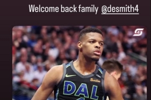 PJ-华盛顿转小史密斯签约独行侠推文：欢迎回归大家庭