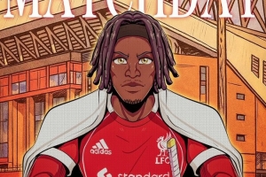 弗林蓬社媒晒个人海报，预热默西赛德郡德比