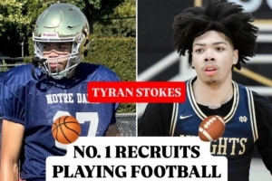 26届全美第一高中生斯托克斯 高四赛季将同时打篮球和橄榄球