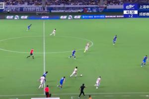 罕见！申花vs蓉城上半场补时仅2分钟 本场比赛由乌兹别克裁判主哨