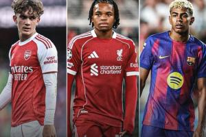 🚀ESPN：15岁道曼、17岁恩古莫哈、18岁亚马尔将竞争2035金球奖