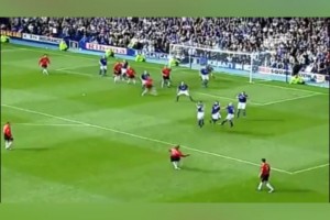 贝式弧线！贝克汉姆在英超留下了的最后一粒任意球破门！